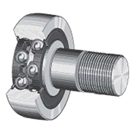 Osborn Cam Follower Bearing, 1-1/2 in. Roller Diameter, 1-3/16 in. Roller Width, Flat Roller Surface PLR-1-1/2